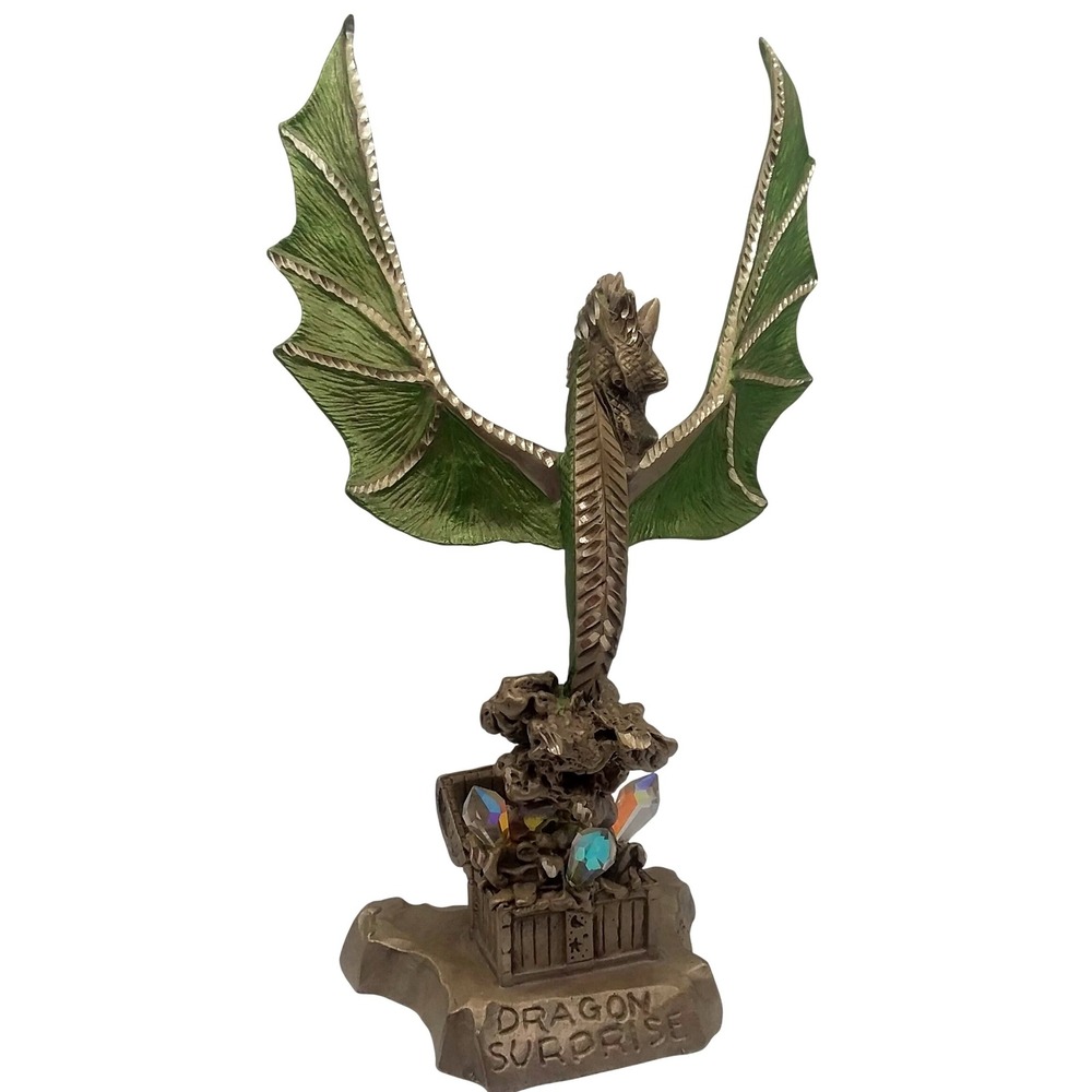 Vintage Dragon Surprise Pewter Figure by Peter Sedlow 1991 Master Works DND